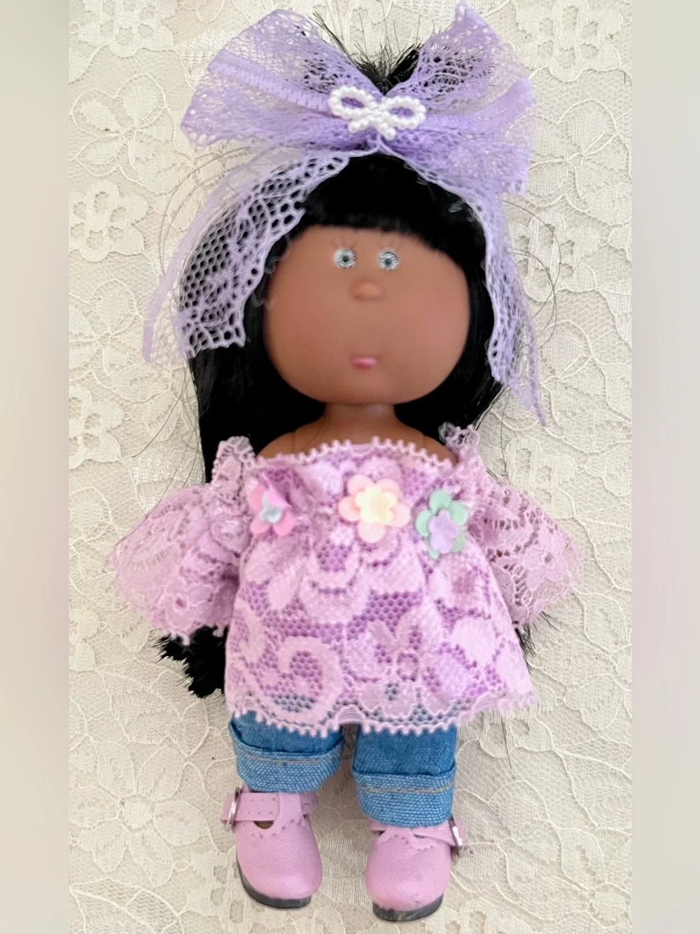 NWT-MIA 5”, 12 cm, 1/12 Scale Potato Doll with Accessories